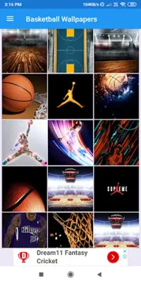 Basketball HD Wallpapers android App screenshot 2